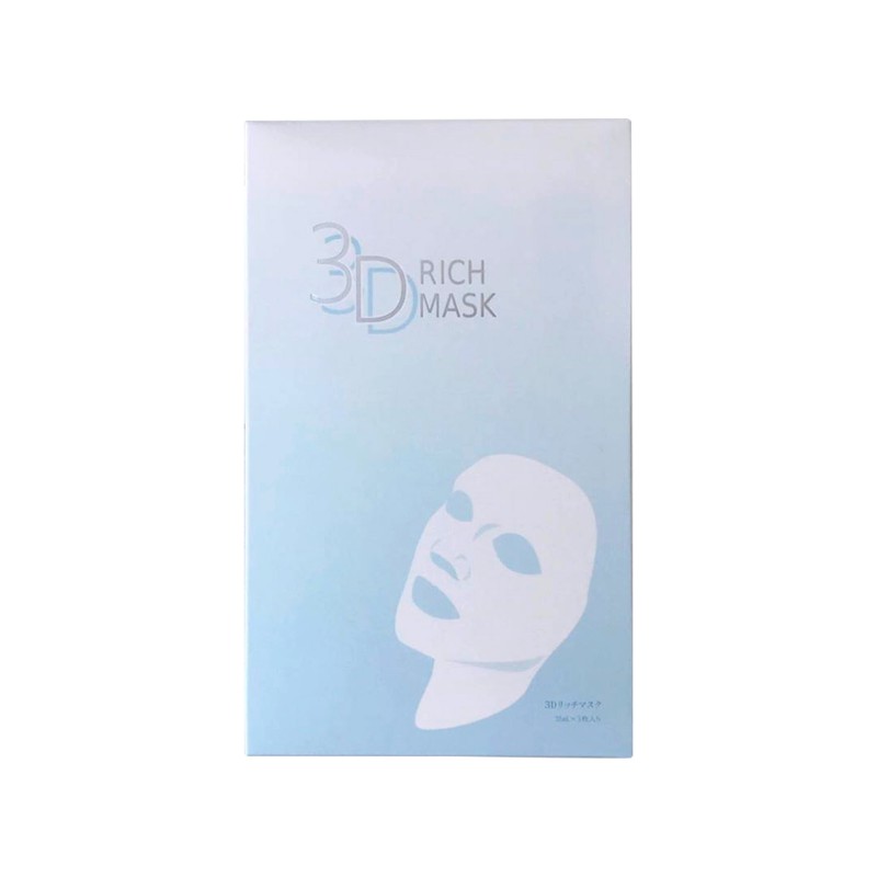 Плацентарная 3D маска с коллагеном - набор 5 шт X 3D Rich Mask